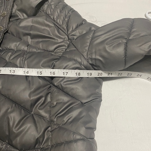 Marc New York Gray Women's Light Parka Jacket Long Size Medium - Picture 10 of 16